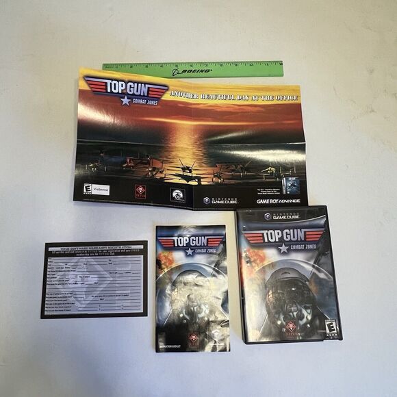 Nintendo Game Cube Top Gun Combat Zone Complete CIB with Poster And Registration - Picture 10 of 10